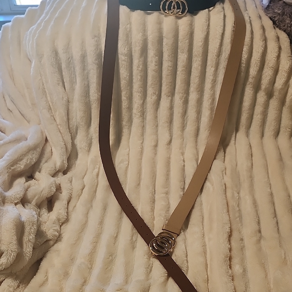 Elegant Brown and Tan Belt